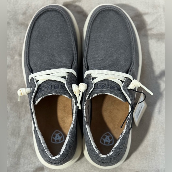 Ariat Gray Loafers Slip-Ons Casual Shoes - Picture 7 of 9